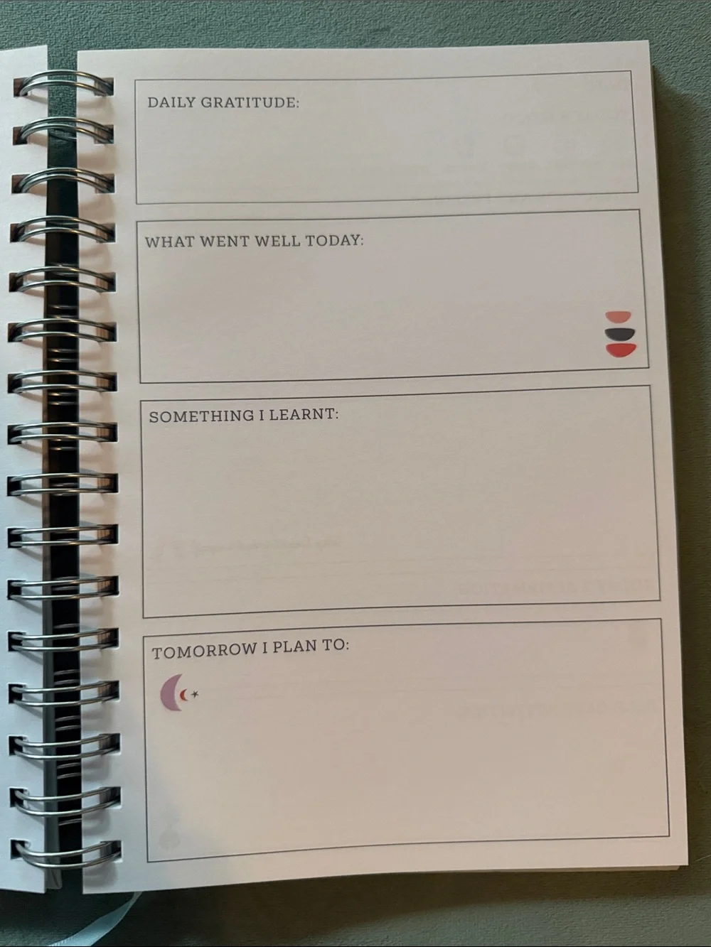 Gratitude Journal Spiral Notebook